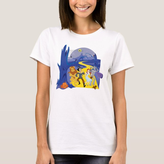 Camiseta El Asistente De Oz™ | Selva perdida de Halloween (Anverso)