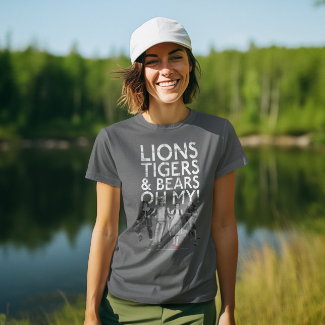 Camiseta El Asistente De Oz™ | Tigres de leones y osos ¡Oh  (T-shirt simulated on person)