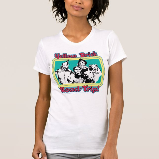 Camiseta El Asistente De Oz™ | Viaje de ladrillo amarillo p (Anverso)