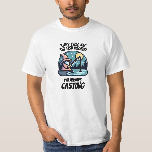 Camiseta El asistente para peces - Siempre moldeando (Anverso)