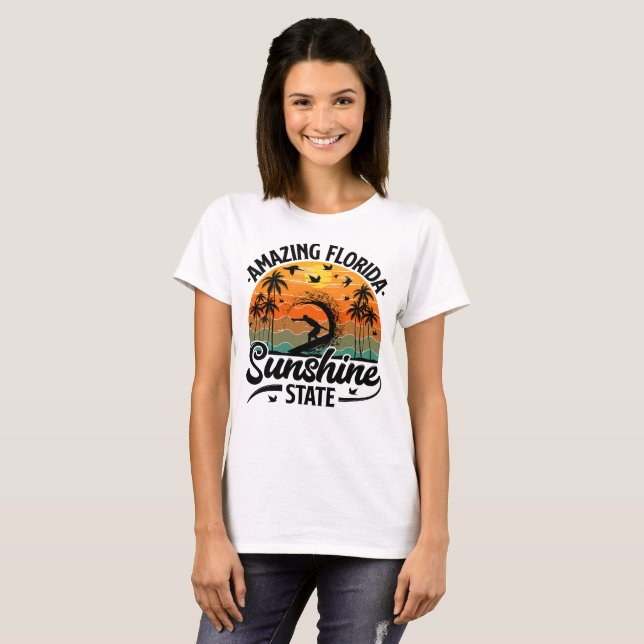 Camiseta El asombroso estado del sol de Florida (Anverso completo)