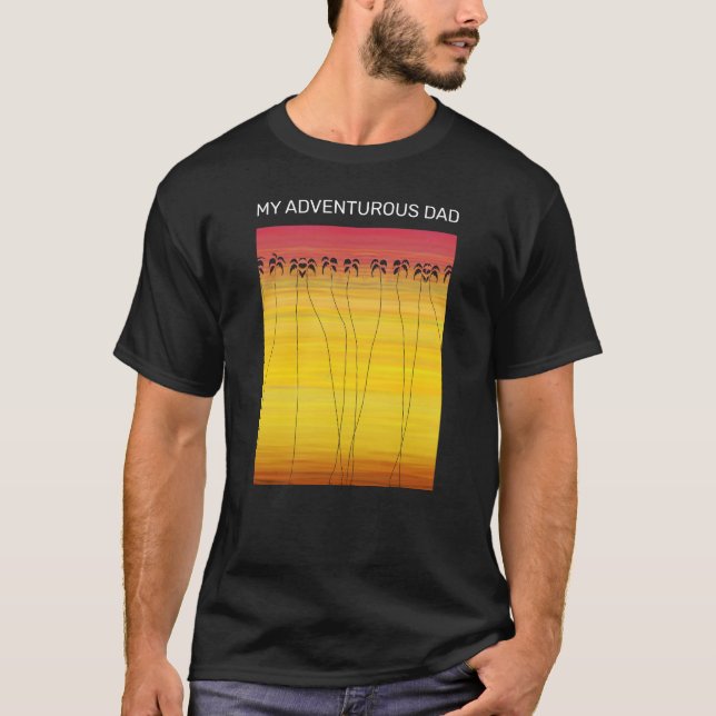 Camiseta El asombroso verano tropical de papá (Anverso)
