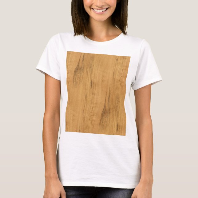 Camiseta El aspecto de la textura de grano de madera de arc (Anverso)