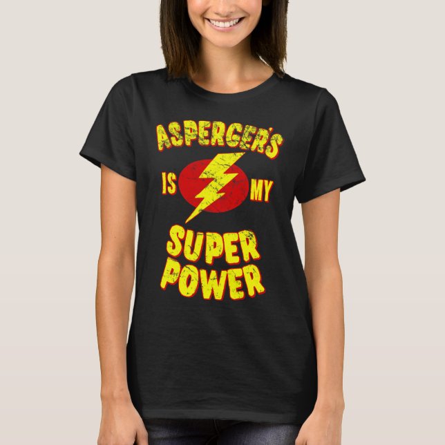 Camiseta El Asperger es mi superpoder (Anverso)