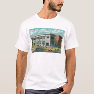 Camiseta El Assn. continental del edificio y del préstamo