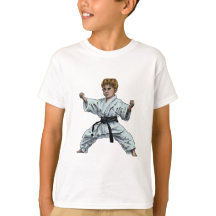 El asterio de Stance del niño Karate