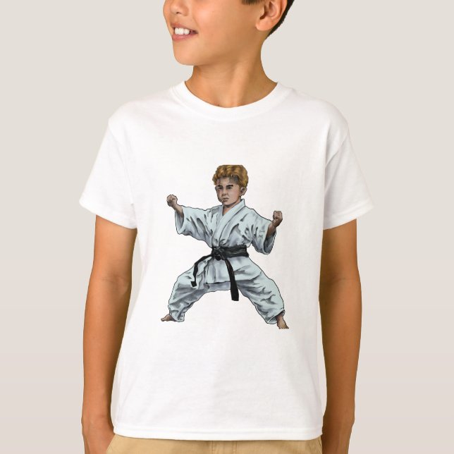 Camiseta El asterio de Stance del niño Karate (Anverso)