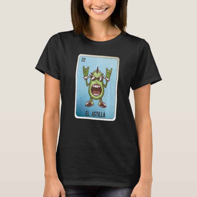 Camiseta El Astilla Mexican Slang Lottery Bingo Cards   (Anverso)