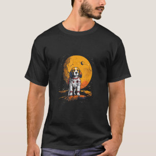 Camiseta El astronauta Beagle Moon Space Beagle, dueño de B