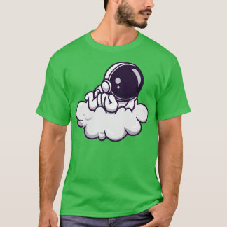 Camiseta El Astronauta Cuto Se Pone En La Nube