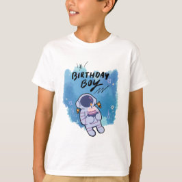 Camiseta El astronauta de cumpleaños