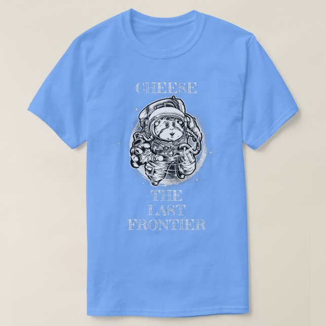 Camiseta El Astronauta de Hamster Hammy Queso la última fro (Diseño del anverso)