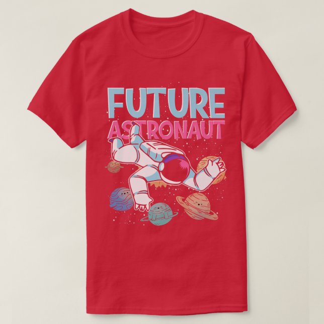 Camiseta El astronauta espacial Space Science Galay planea  (Diseño del anverso)