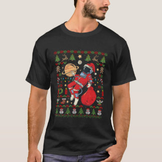 Camiseta El astronauta feo Santa Claus