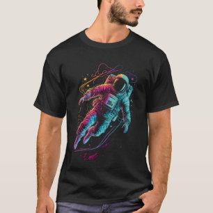 Camiseta El astronauta flota en el espacio para Guay de hom