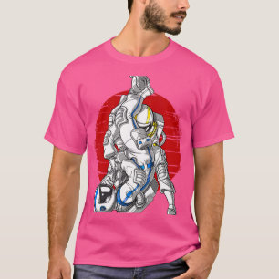 Camiseta El astronauta Jiu-Jitsu Judo Bjj Martial Arts Grou