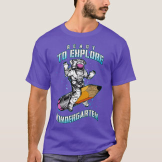 Camiseta El astronauta vuelve a la escuela lista para aband
