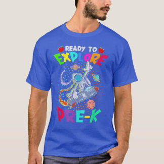 Camiseta El astronauta vuelve a la escuela listo para aband