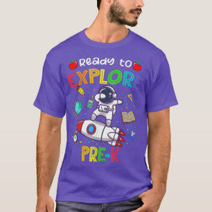 Camiseta El astronauta vuelve a la escuela listo para aband