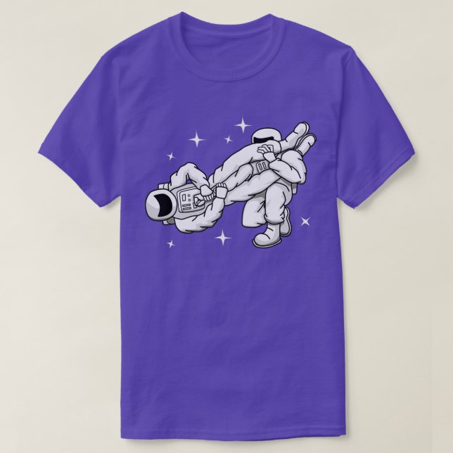 Camiseta El astronauta Weltraum Jiu Jitsu Karate Kampfsport (Diseño del anverso)