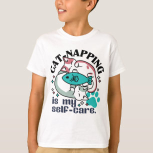 Camiseta El Ataque Al Gato Es Mi Autocuidado: Gatos Cuestos