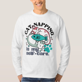 Camiseta El Ataque Al Gato Es Mi Autocuidado: Gatos Cuestos
