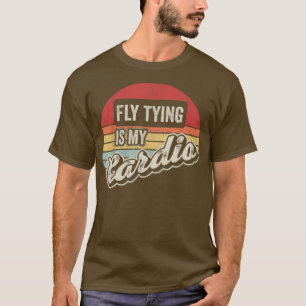 Camiseta El Ataque De Mosca Es Mi Pesca Cardio Vintage Retr