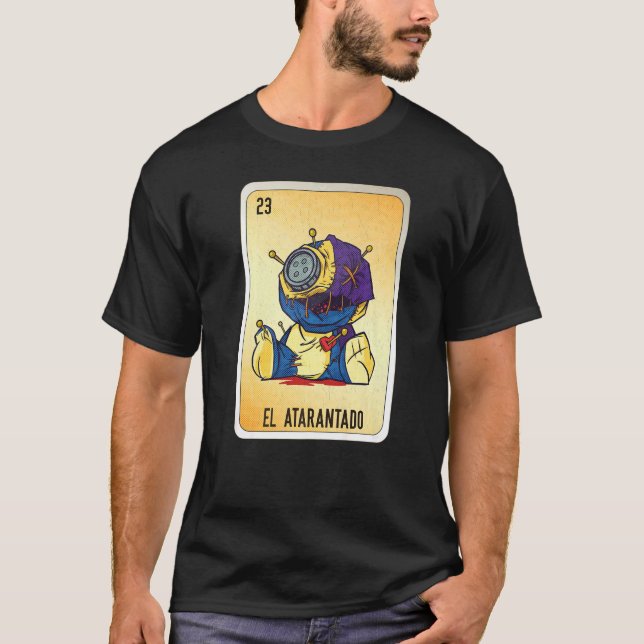 Camiseta El Atarantado Mexican Slang Lottery Bingo Cards   (Anverso)