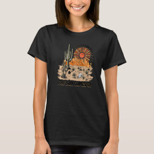 Camiseta El atardecer del desierto no va a bajar hasta que