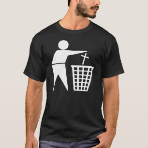 Camiseta El ateísmo de la religión de la basura