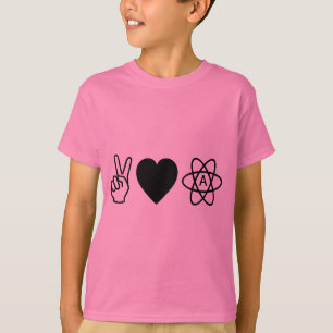 Camiseta El ateísmo del amor de la paz