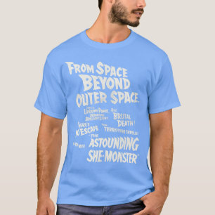 Camiseta El aterrador movimiento de terror de culto a la co