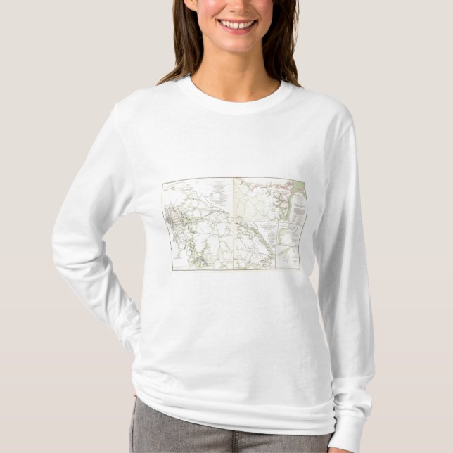 Camiseta El aterrizaje de HouseHarrison blanco (Anverso)
