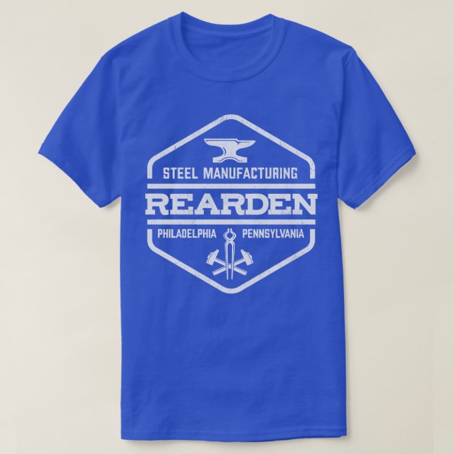Camiseta El Atlas de Acero Rearden encogido (Diseño del anverso)