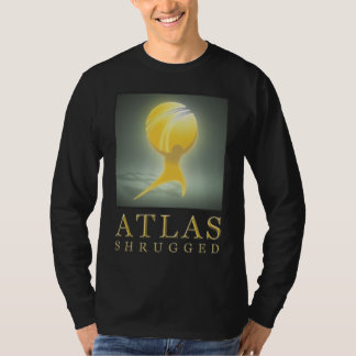 Camiseta El atlas oficial encogió el negro largo T