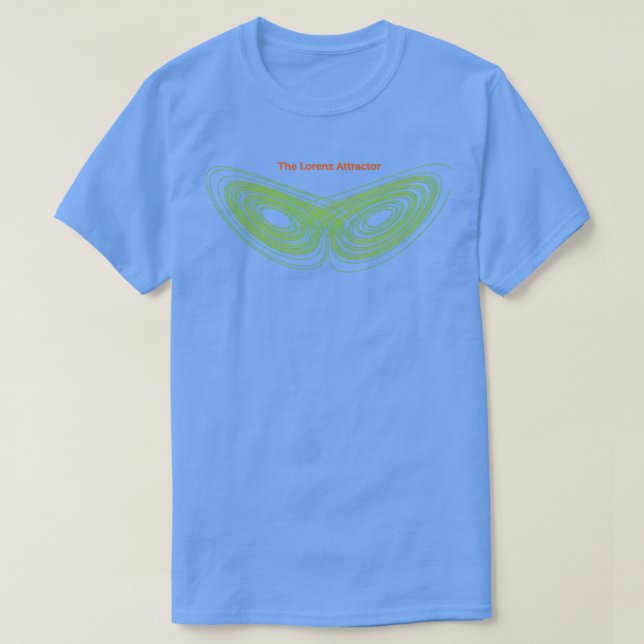 Camiseta El atractor de Lorenz (Diseño del anverso)