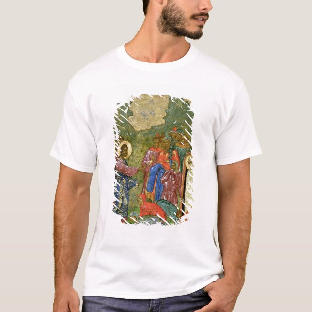 Camiseta El aumento de Lazarus, icono ruso (Anverso)