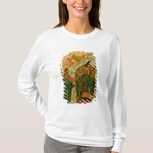 Camiseta El aumento de Lazarus, icono ruso (Anverso)
