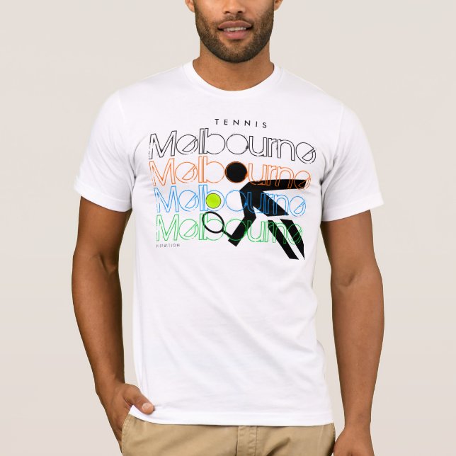 Camiseta El australiano del tenis de Melbourne abre 1 (Anverso)