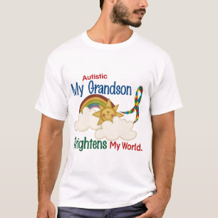 Camiseta El autismo ACLARA a MI nieto del MUNDO 1