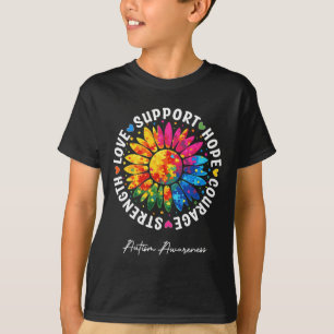 Camiseta El autismo apoya la conciencia del autismo del gir