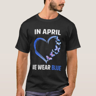 Camiseta El Autismo Arcoiris En Abril Se Vio El Autismo Azu