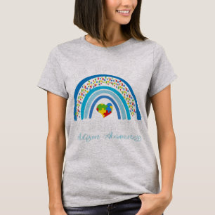 Camiseta El Autismo Arcoiris En Abril Se Vio El Autismo Azu