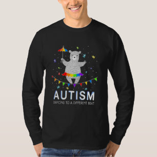Camiseta El autismo bailando para ser una derrota diferente