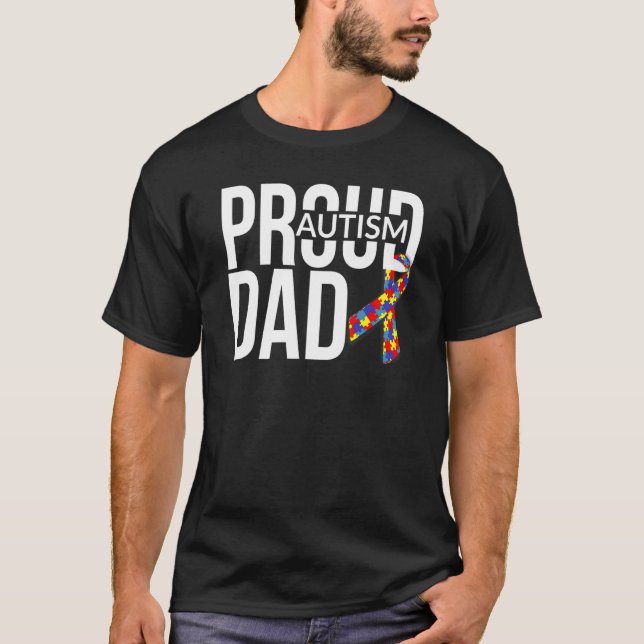 Camiseta El autismo cita el orgulloso autismo que el padre  (Anverso)