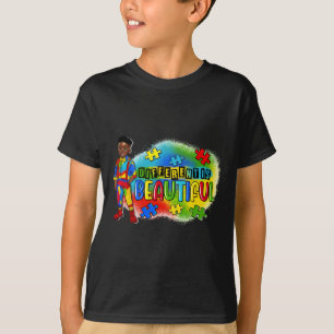 Camiseta El Autismo De Los Niños Negros Es Diferente Es El