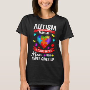 Camiseta El autismo de mamá no viene con manual