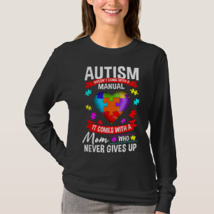 Camiseta El autismo de mamá no viene con manual