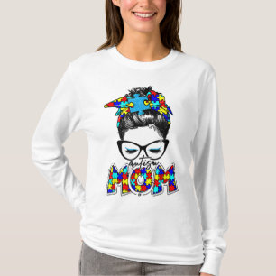 Camiseta El autismo desordenado rompecabezas de la madre de