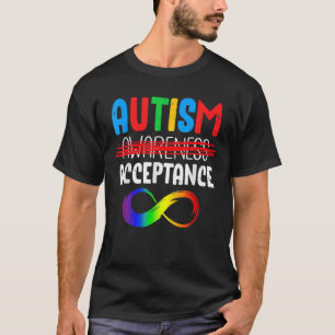 Camiseta El Autismo En Abril Se Vio Rojo En Vez De Autismo